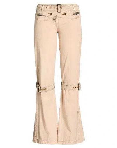 Knwls Woman Pants Beige Size 8 Cotton In Neutral
