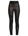 Knwls Woman Pants Black Size 6 Polyamide, Elastane