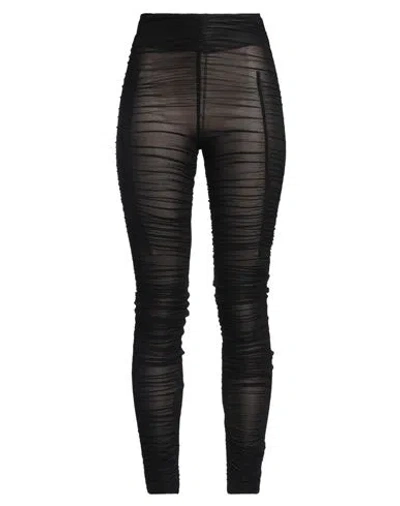 Knwls Woman Pants Black Size 6 Polyamide, Elastane