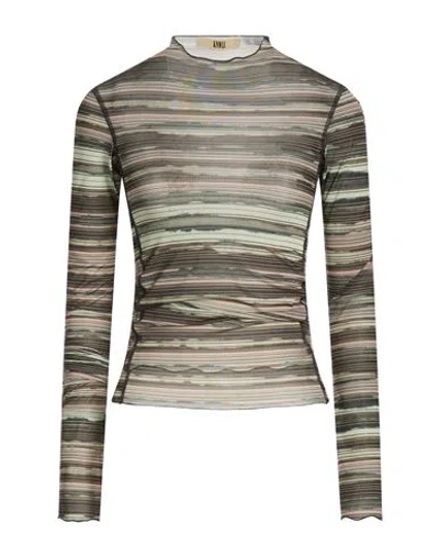Knwls Woman Top Green Size Xl Polyester, Elastane In Gray