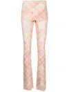 KNWLS KNWLS WOMEN'S TROUSERS PINK
