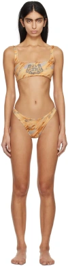 Knwls Yellow Fatal Bikini In Flame