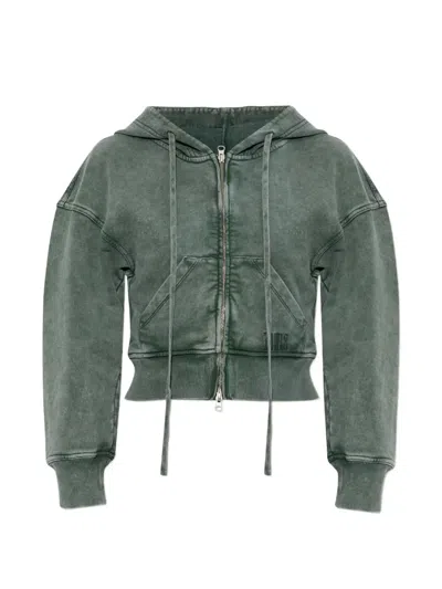 Knwls Zip-fastening Hoodie In Green