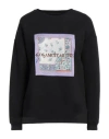 Ko Samui Woman Sweatshirt Black Size M Cotton, Polyester In Black