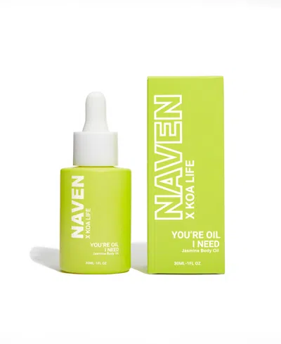 Koa Life You're Oil I Need Jasmine Body Oil, 30 ml In Chartreuse