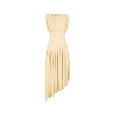 Koahari Women's Yellow Macaron Lemon Dress