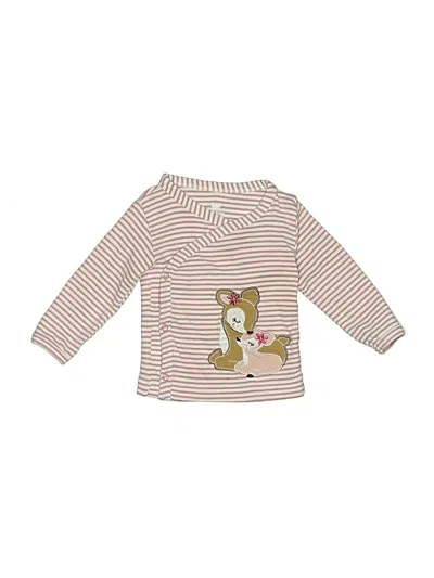 Pre-owned Koala Baby Babies' Long Sleeve Top Ivory Open Neckline Tops
