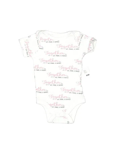 Pre-owned Koala Baby Babies' Short Sleeve Onesie In White