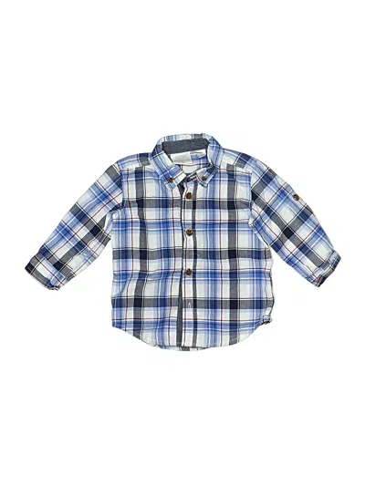 Pre-owned Koala Babies' Long Sleeve Button Down Shirt In Blue