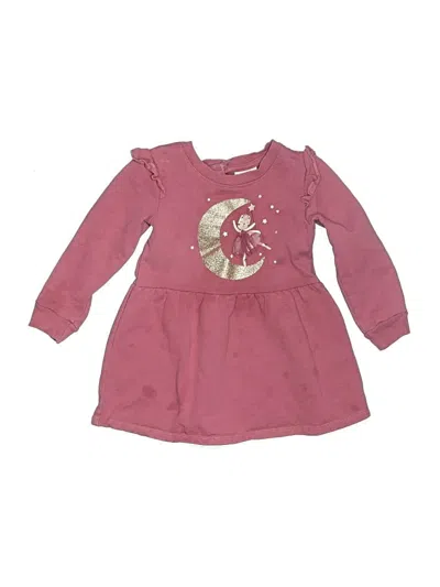 Pre-owned Koala Kids' Long Sleeve Top Pink Ruffles Neckline Tops