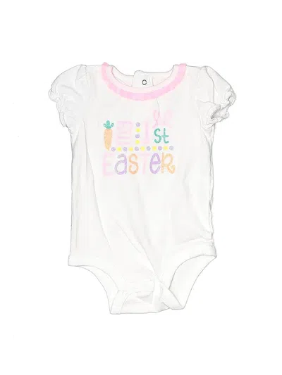 Pre-owned Koala Babies' Short Sleeve Onesie In White