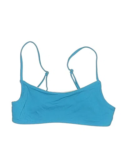 Pre-owned Koana Swim Swimsuit Top Blue Swimwear