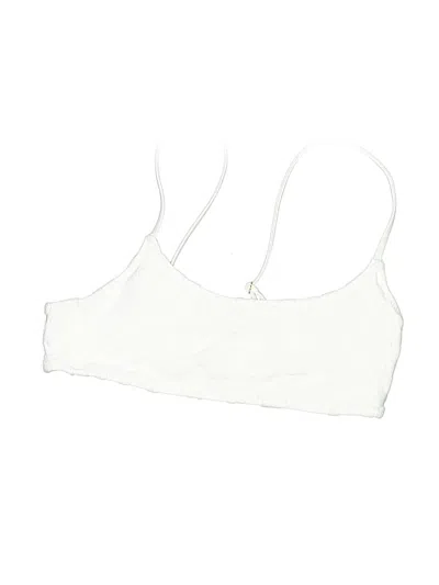Pre-owned Koana Swim Swimsuit Top White Swimwear