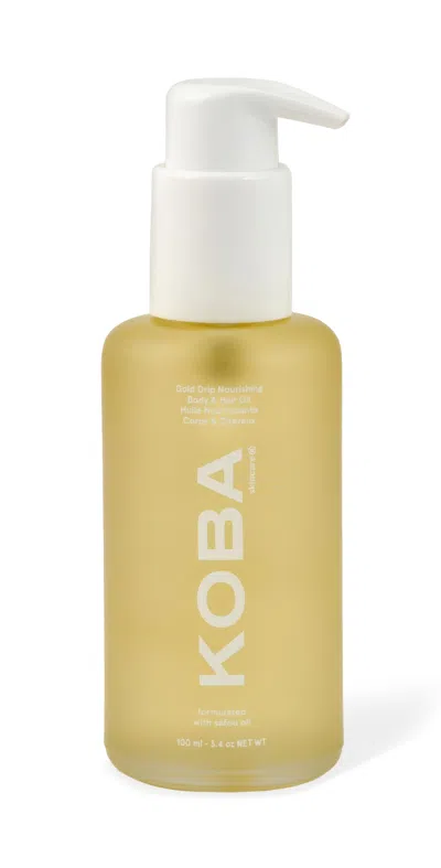 Koba Gold Drip Nourishing Body & Hair Oil No Color In White