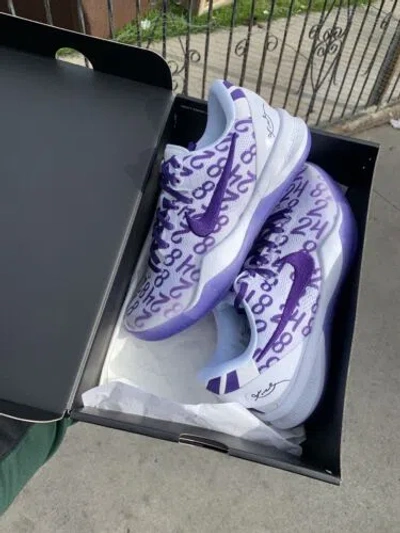 Pre-owned Kobe 8 Court Purple Size 8