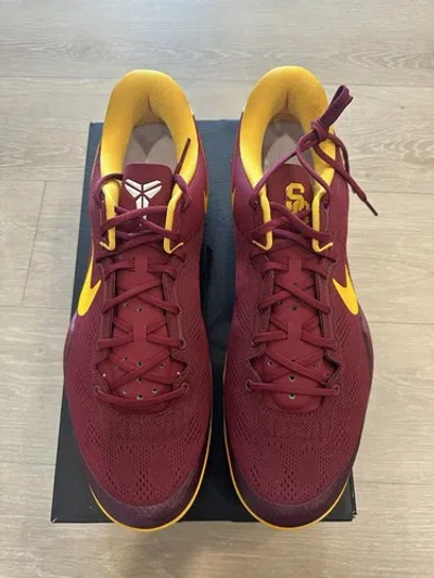 Pre-owned Kobe 8 Usc In Red