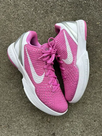 Pre-owned Kobe Mentality X Nike Kobe 6 Protro Think Pink Kay Yow Size 11 Shoes