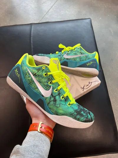 Pre-owned Kobe Mentality X Nike Kobe 9 Em Low Easter Shoes In Green