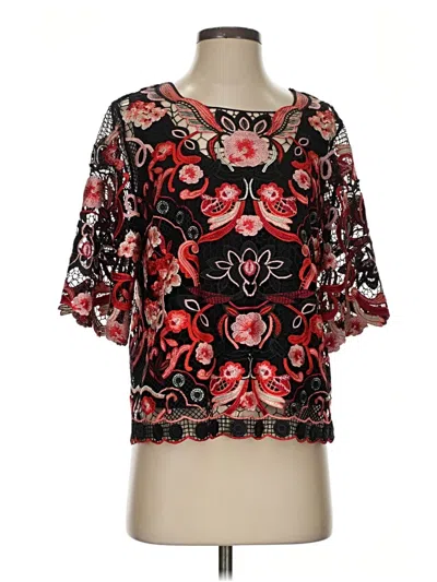 Kobi Halperin 3/4 Sleeve Blouse In Red