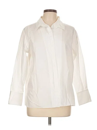 Pre-owned Kobi Halperin 3/4 Sleeve Button Down Shirt In Ivory