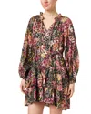 Kobi Halperin Alessi Womens Metallic Short Mini Dress In Multi
