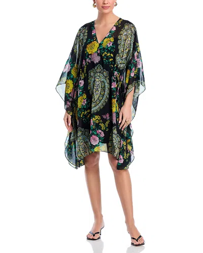 Kobi Halperin Alice Dress Swim Cover-up In Black Multi