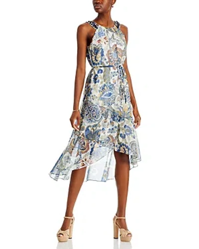 Kobi Halperin Women's Allison Anthos Print Chiffon Midi-dress In Ivory Multi