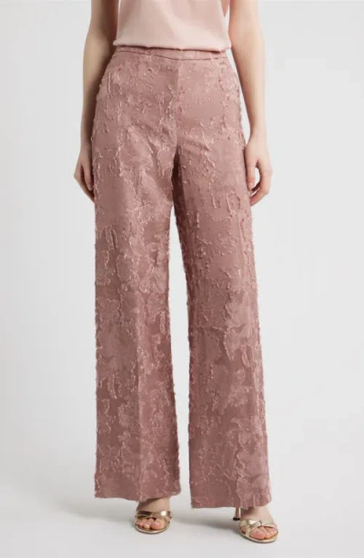 Kobi Halperin Alma Floral Jacquard Pants In White