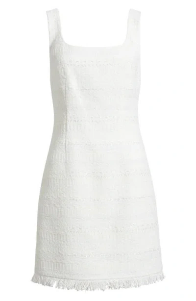 Kobi Halperin Amelia Tweed Dress In White