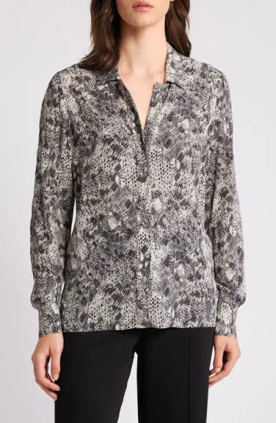Kobi Halperin Amory Button-up Shirt In Black Mult