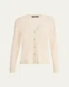 Kobi Halperin Anthia Sequin Button-down Sweater In Natural