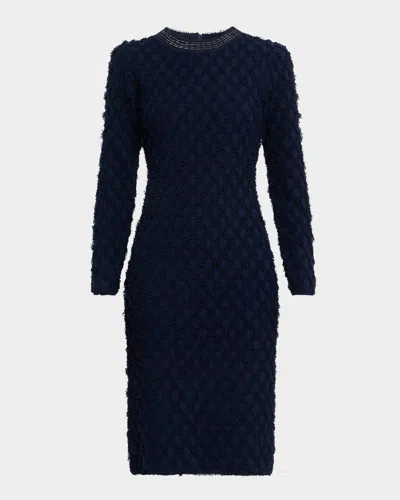 KOBI HALPERIN APOLLO FRINGED CHAIN-TRIM DRESS