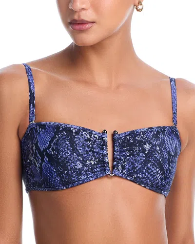 Kobi Halperin Arianna Bikini Top In Blue