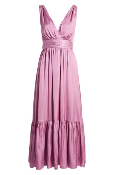 Kobi Halperin Ashton Satin Dress In Pink