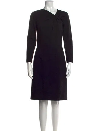 Pre-owned Kobi Halperin Asymmetrical Knee-length Dress In Black
