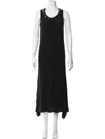 Pre-owned Kobi Halperin Asymmetrical Long Dress W/ Tags In Black