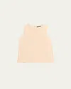 Kobi Halperin Aura Sleeveless Silk-blend Blouse In Ecru