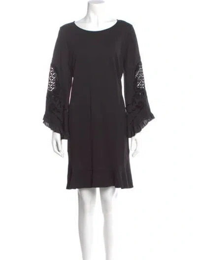 Pre-owned Kobi Halperin Bateau Neckline Mini Dress W/ Tags In Gray