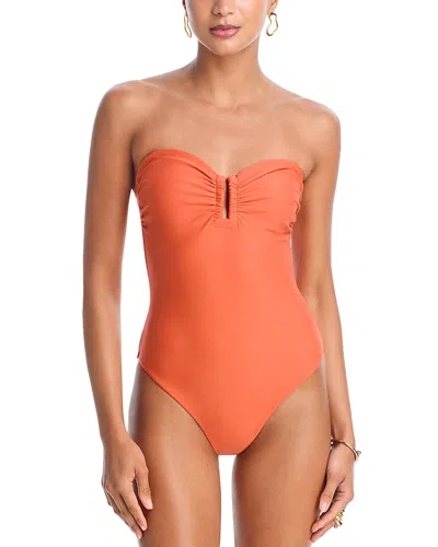 Kobi Halperin Becca One Piece Swimsuit In Brown