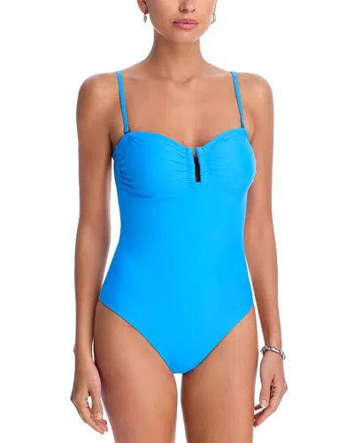 Kobi Halperin Becca One Piece Swimsuit In Cerulean