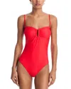 Kobi Halperin Becca One Piece Swimsuit In Red