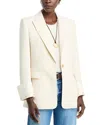 Kobi Halperin Bella Cuffed Single-button Jacket In White