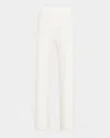 Kobi Halperin Bowen Fringe-hem Pique Pants In White