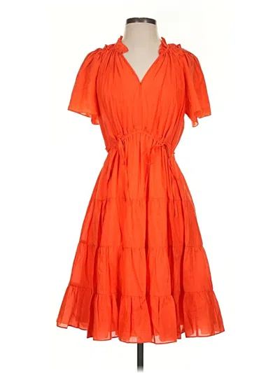 Pre-owned Kobi Halperin Casual Dress In Orange