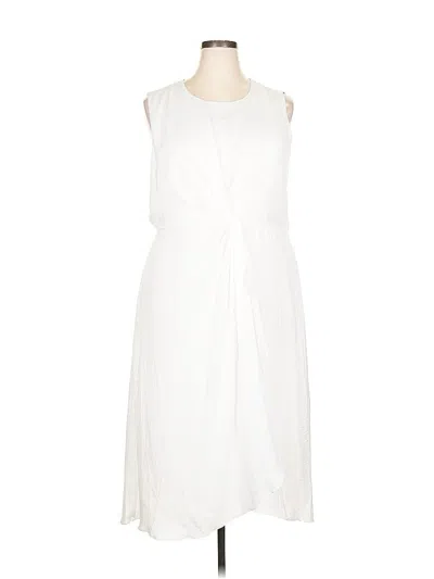 Pre-owned Kobi Halperin Casual Dress In White