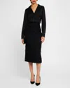 Kobi Halperin Ceanna Chain-trim Stretch Georgette Blouse In Black