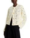 Kobi Halperin Cece Cardigan In Ivory
