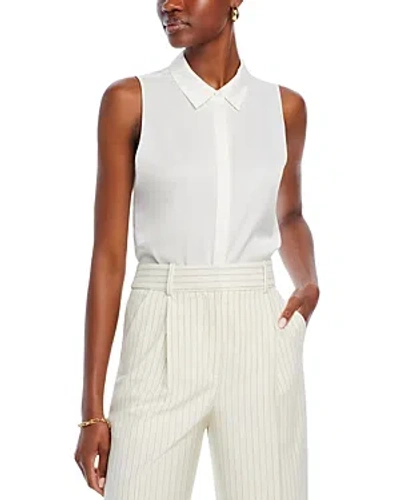 Kobi Halperin Celine Sleeveless Blouse In White