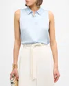 KOBI HALPERIN CELINE SLEEVELESS GEORGETTE BLOUSE