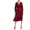 Kobi Halperin Cher Maureen Womens Printed Long Sleeves Midi Dress In Multi